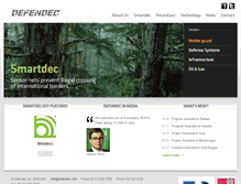 Tablet Screenshot of defendec.com